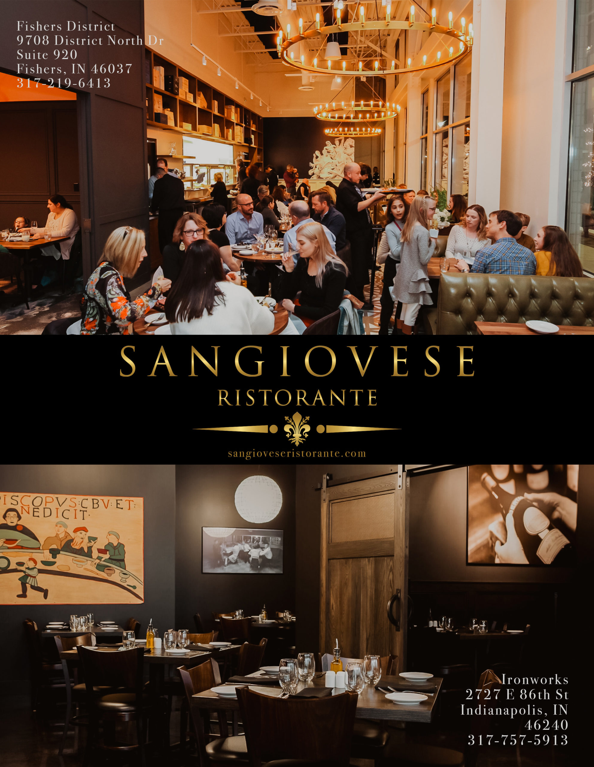 Sangiovese Ristorante – In The Yard at Fishers District
